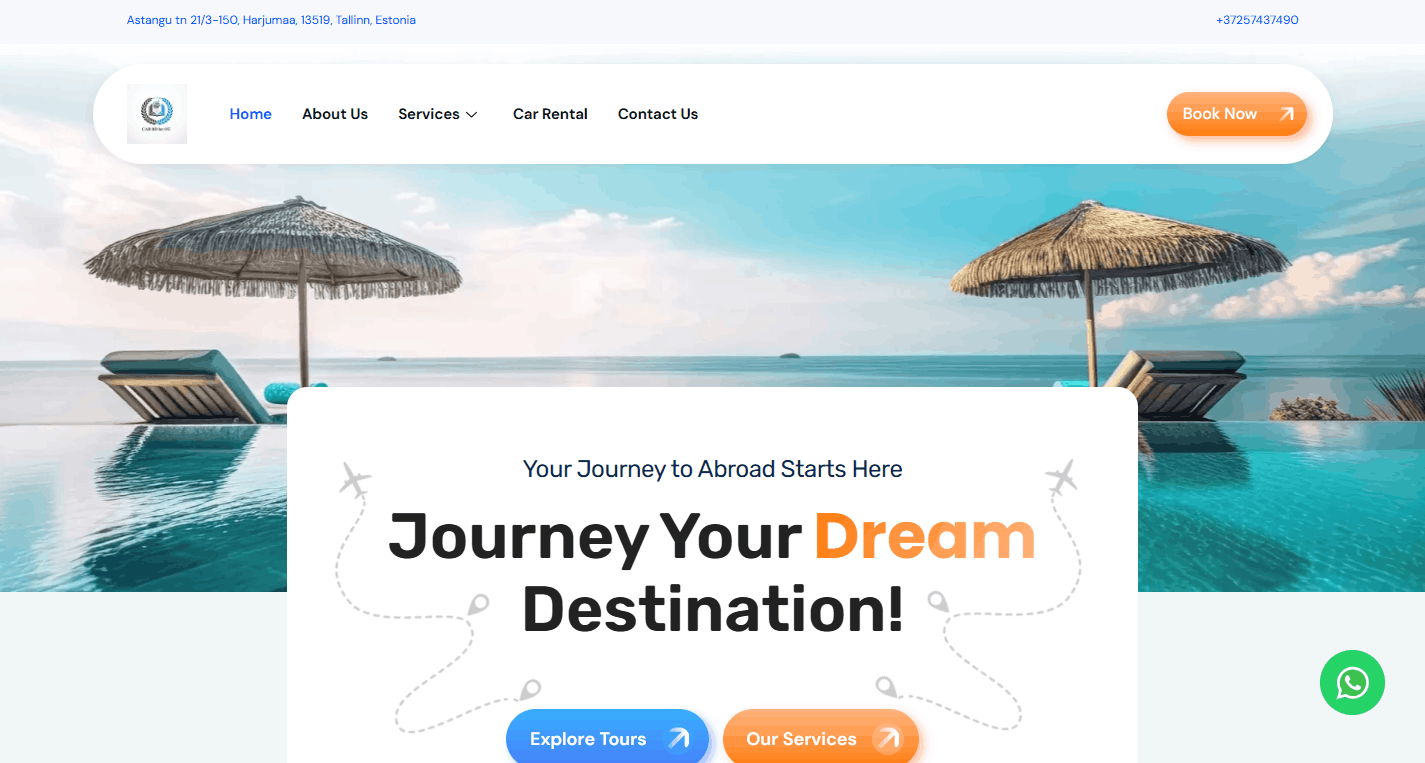 Featured project website
