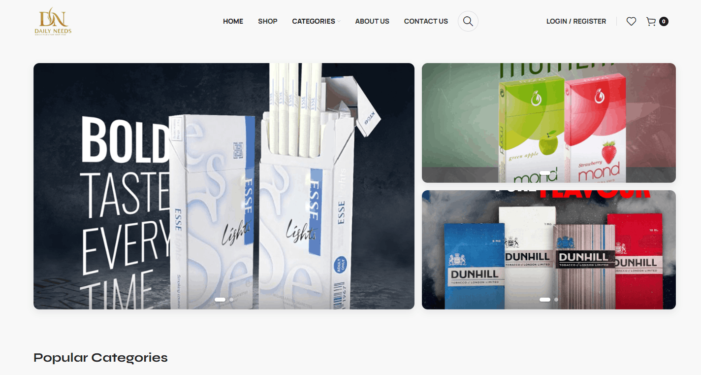 Featured project website